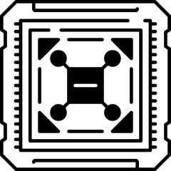 Networking Chip Icon