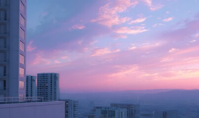 Show me a futuristic cityscape, a neon dream of tall metallic buildings and clean views, Generative AI