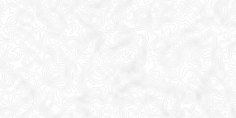 Vector geographic contour map. Topography map background. Black and white wave Seamless line. Topography relief. White wave paper curved reliefs abstract. Topographic map patterns,topography line map.