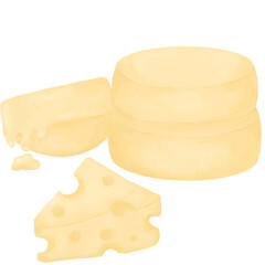 delicious yellow cheese dairy food highlights gourmet nutrition and healthy snack