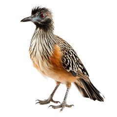Obraz premium A roadrunner bird standing isolated on transparent background, png