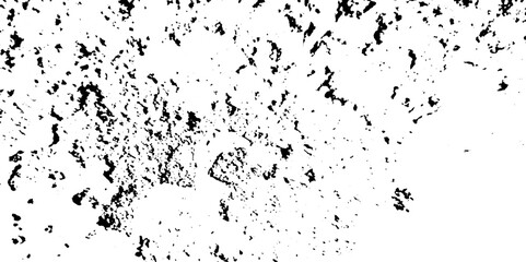 Dust overlay distress grungy effect paint. Black and white grunge seamless texture. Dust and scratches grain texture on white and black background.	