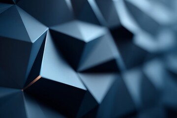 Futuristic Triangular Geometric Pattern with Clean Lines and Modern Dimensional Architecture Structure Background Texture