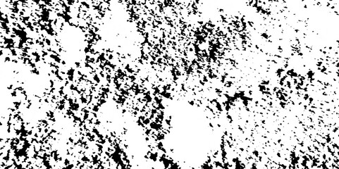 Dust overlay distress grungy effect paint. Black and white grunge seamless texture. Dust and scratches grain texture on white and black background.	