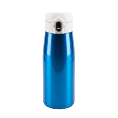 blue plastic bottle