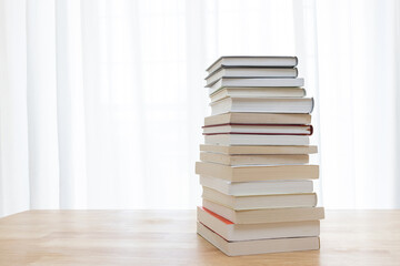 stack of books