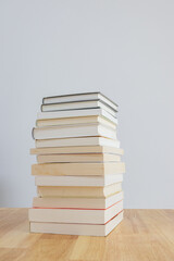 stack of books