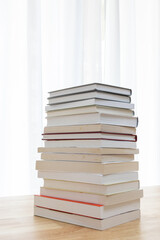 stack of books