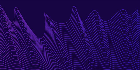 Abstract Background Waves of Dots and Weave Lines. Digital Network Connection Structure Technology Business Concept. Tech Science Presentation Backdrop. modern trendy design