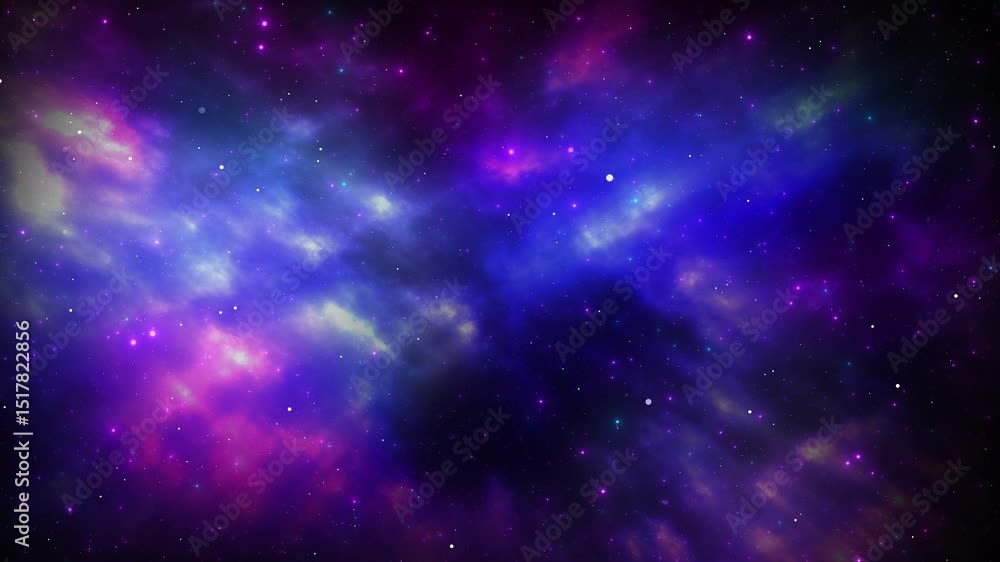 Canvas Prints space galaxy nebula motion background flight to helix deep nebula. flying star flare light. universe