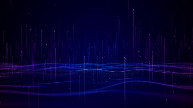 Blue Digital deep cyber Technology cyberspace Metaverse, Data Network Cyberspace Big Data Business Hi tech matrix Tunnel Blockchain Connection, Abstract Future technology digital matrix background. - Powered by Adobe