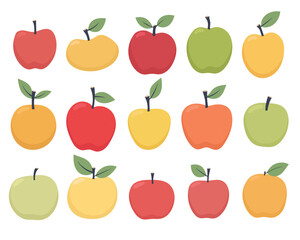 Apple fruit clipart design illustration
