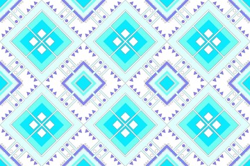 Ethnic seamless patterns with simple shapes. Tribal and ethnic fabrics. African, American, Mexican, Indian styles. Simple geometric pattern elements are best used in design, textile printing.