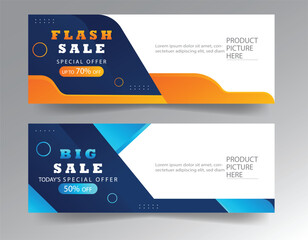 sale banner template design, big sale, flash sale. modern banner design.
