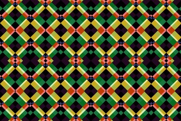 Ethnic seamless patterns with simple shapes. Tribal and ethnic fabrics. African, American, Mexican, Indian styles. Simple geometric pattern elements are best used in design, textile printing.