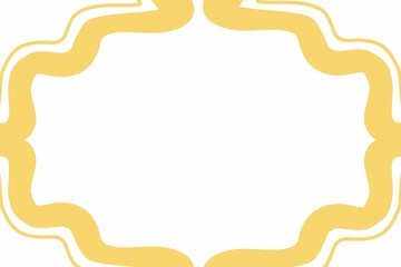 yellow frame with a pattern