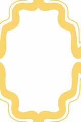 yellow frame with a pattern
