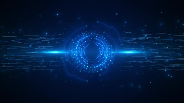 Science technology big data center, future business Artificial intelligence digital processing high-tech global Internet intelligent system. deep learning represent machine learning, big data analysis