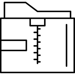 Obraz premium Compressed Folder Icon