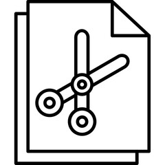 File Cut Icon