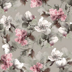 Flowers pattern allover pattern all over abstract pattern