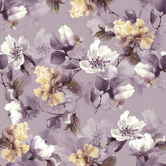 Flowers pattern allover pattern all over abstract pattern