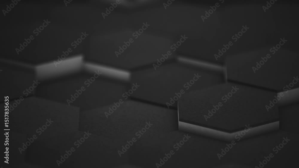 Poster corporate extruded 3d hexagons background/ animation of an abstract corporate business background wi