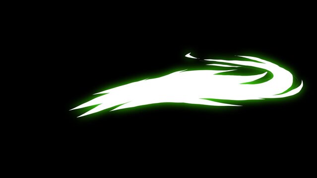 Anime Cartoon Animated Overlay Element