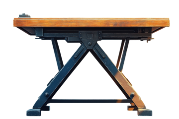 A steadfast drafting table symbolizing creativity and legacy on a dark on transparent background