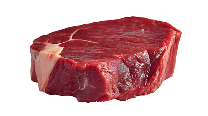 Obraz premium Raw bison steak, thick cut, premium quality