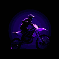 motocross vector art