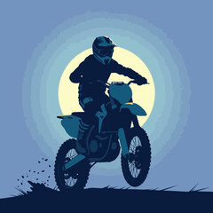 motocross vector art