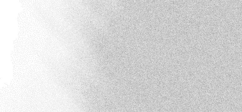 Stipple vector texture with dense micro dots transitioning from light to dark. Abstract engraving overlay design.
