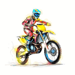 motocross vector art