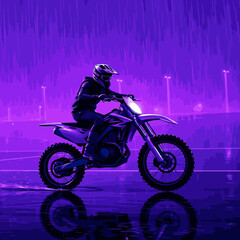 motocross vector art