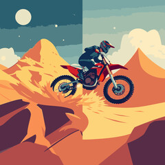 motocross vector art