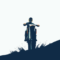 motocross vector art