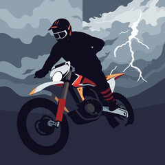 motocross vector art
