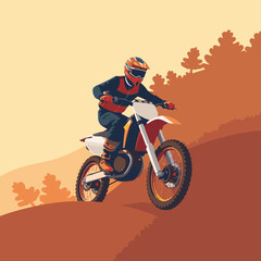 motocross vector art