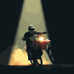 motocross vector art