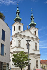Fototapeta premium Church of Saint Michael in Brno, South Moravian Region, Czech Republic, Europe, Central Europe 
