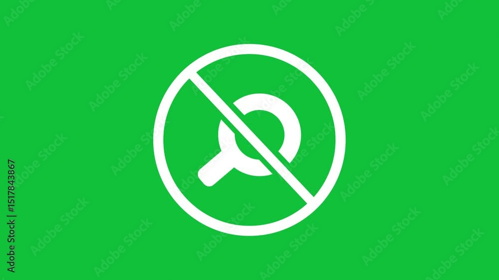 Poster stop indexing search not allowed symbol prohibition magnifying glass monitor website crossed circle 