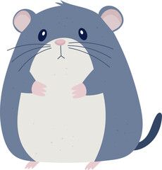 Chubby Cartoon Hamster