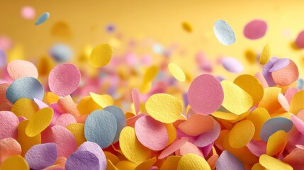 Colorful Confetti Abstract Background