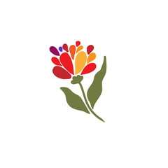 Flower hand drawn seamless pattern for your design: textile, bags, pillows