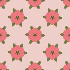 Flower hand drawn seamless pattern for your design: textile, bags, pillows
