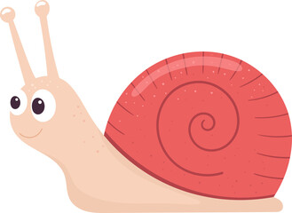 Cute snail clipart design illustration  © Dave