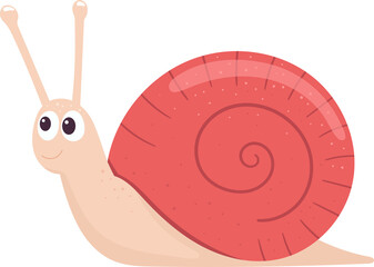 Cute snail clipart design illustration  © Dave