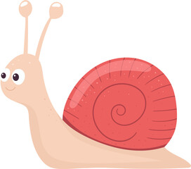 Cute snail clipart design illustration  © Dave