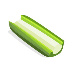 My Simple flat 2D icon sliced leek isolated on transparent background, vector, flat design, animation design, vector, flat design, animation design, simple flat 2D icon, minimalist design